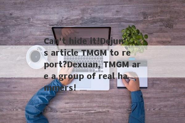 Can't hide it!Dejun's article TMGM to report?Dexuan, TMGM are a group of real hammers!