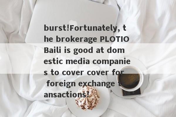 burst!Fortunately, the brokerage PLOTIO Baili is good at domestic media companies to cover cover for foreign exchange transactions!