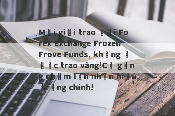 Môi giới trao đổi Forex Exchange Frozen Frove Funds, không được trao vàng!Cố gắng nhầm lẫn nhãn hiệu trắng chính!