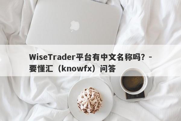 WiseTrader平台有中文名称吗？-要懂汇（knowfx）问答