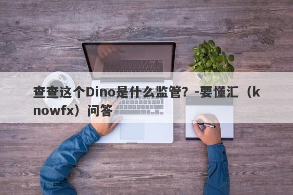 查查这个Dino是什么监管？-要懂汇（knowfx）问答