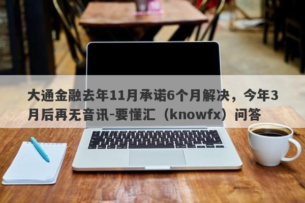 大通金融去年11月承诺6个月解决，今年3月后再无音讯-要懂汇（knowfx）问答