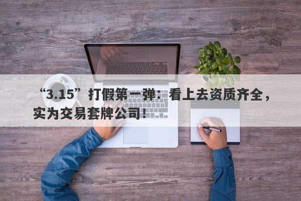 “3.15”打假第一弹：看上去资质齐全，实为交易套牌公司！