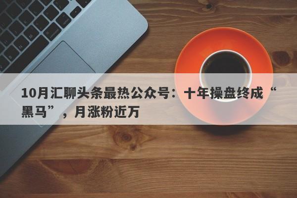 10月汇聊头条最热公众号：十年操盘终成“黑马”，月涨粉近万