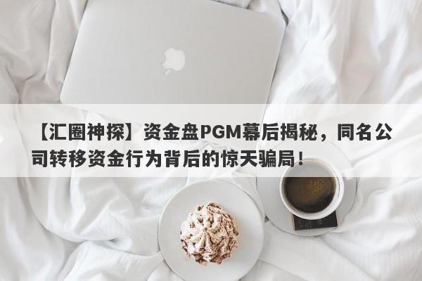 【汇圈神探】资金盘PGM幕后揭秘，同名公司转移资金行为背后的惊天骗局！