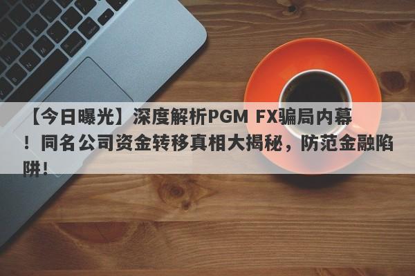 【今日曝光】深度解析PGM FX骗局内幕！同名公司资金转移真相大揭秘，防范金融陷阱！