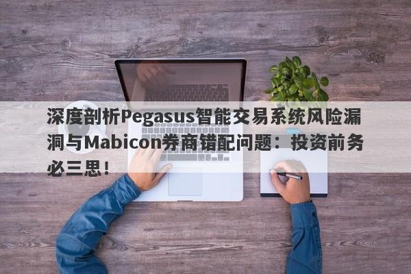 深度剖析Pegasus智能交易系统风险漏洞与Mabicon券商错配问题：投资前务必三思！