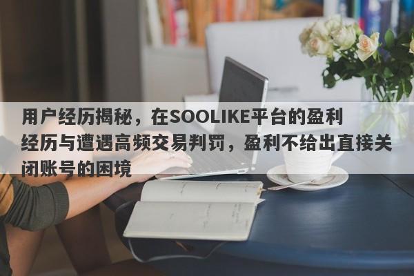 用户经历揭秘，在SOOLIKE平台的盈利经历与遭遇高频交易判罚，盈利不给出直接关闭账号的困境