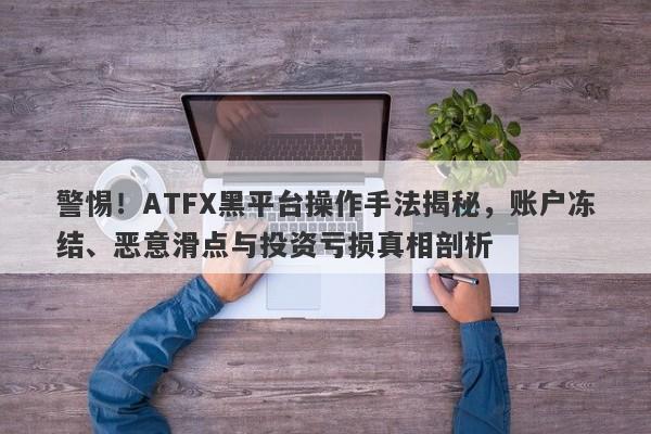 警惕！ATFX黑平台操作手法揭秘，账户冻结、恶意滑点与投资亏损真相剖析