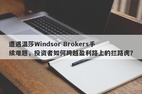 遭遇温莎Windsor Brokers手续难题，投资者如何跨越盈利路上的拦路虎？