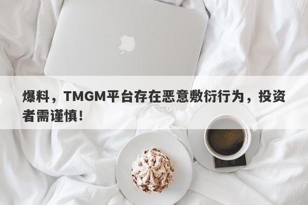 爆料，TMGM平台存在恶意敷衍行为，投资者需谨慎！