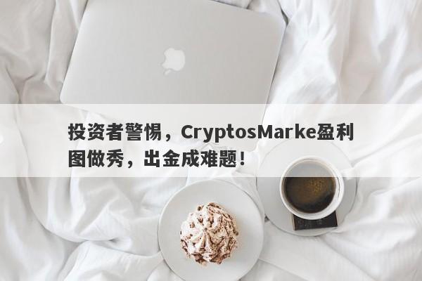 投资者警惕，CryptosMarke盈利图做秀，出金成难题！