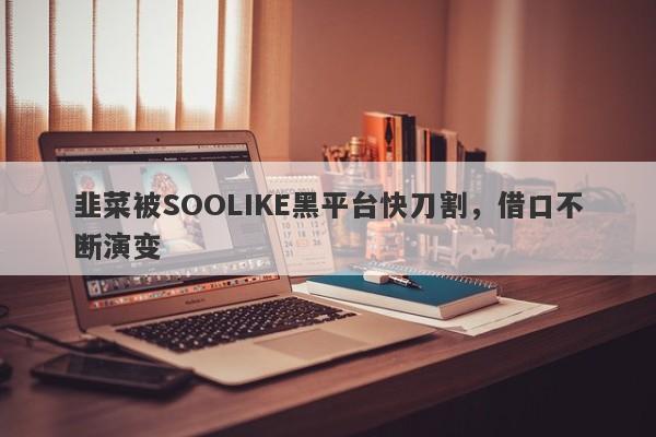 韭菜被SOOLIKE黑平台快刀割，借口不断演变