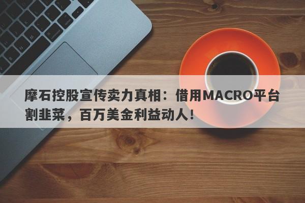 摩石控股宣传卖力真相：借用MACRO平台割韭菜，百万美金利益动人！