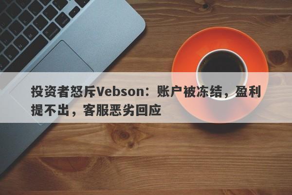 投资者怒斥Vebson：账户被冻结，盈利提不出，客服恶劣回应