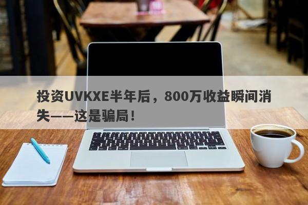 投资UVKXE半年后，800万收益瞬间消失——这是骗局！